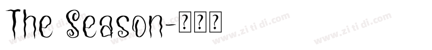 The Season字体转换